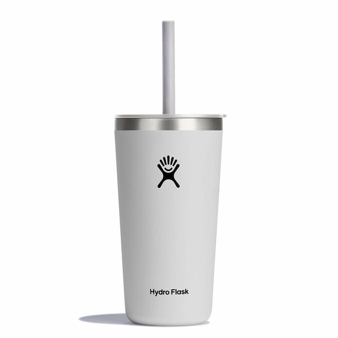 20 oz All Around™ Tumbler with Straw Lid - White I9