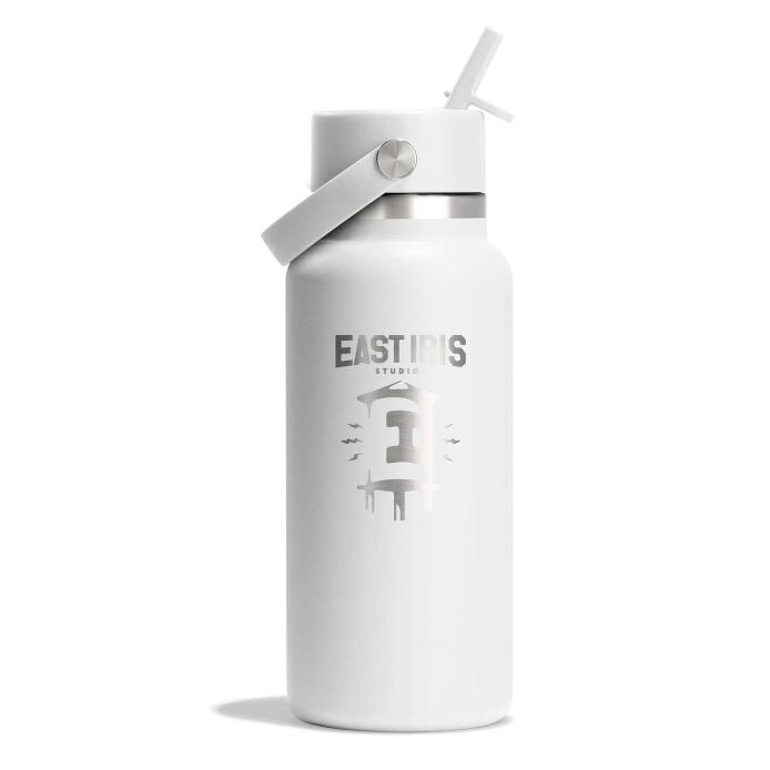 32 oz WM Flex Straw Bottle - Hydro Flask + East Iris Studios G4
