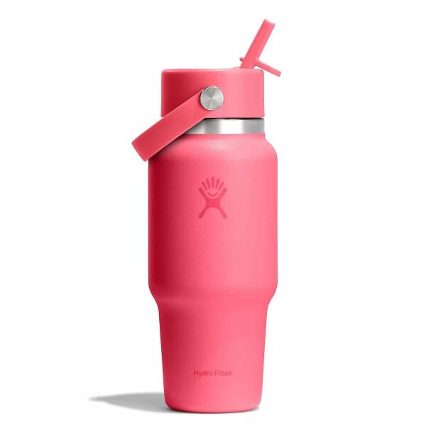 24 oz Travel Bottle with Flex Straw Cap V9